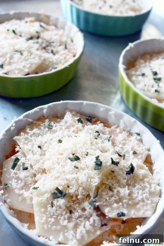 Golden Brown Potatoes Au Gratin