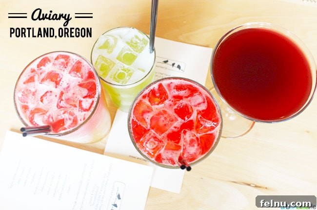 Alberta Street Restaurants: Aviary Cocktails