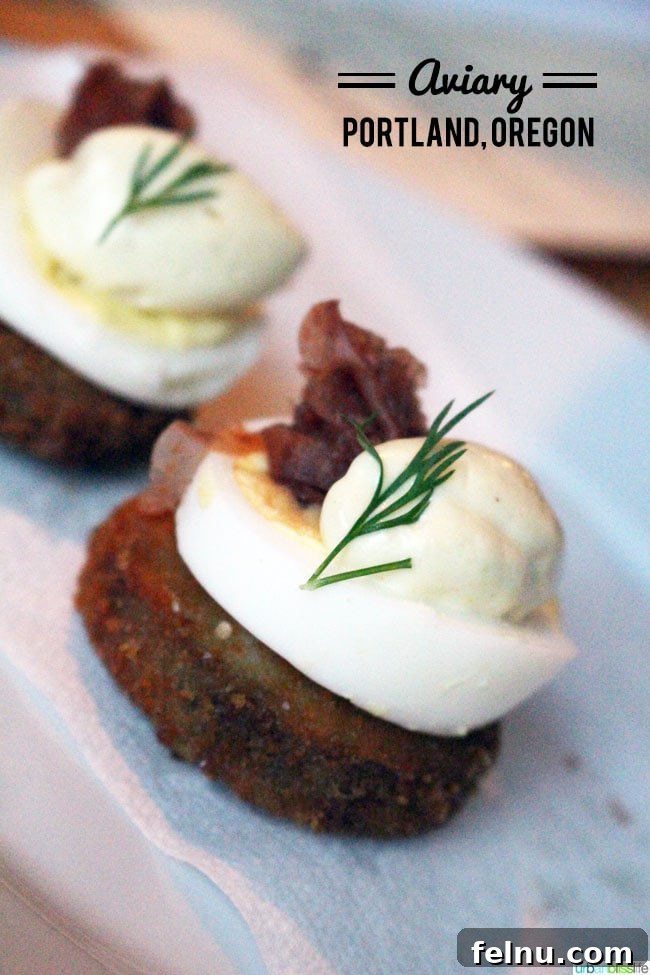 Trotters and Eggs at Aviary Restaurant