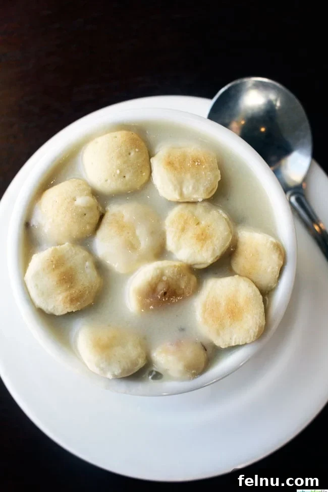 Tidal Raves Depoe Bay Oregon Oceanfront Dining 3 Tidal Raves restaurant's creamy Clam Chowder, a must-try appetizer.
