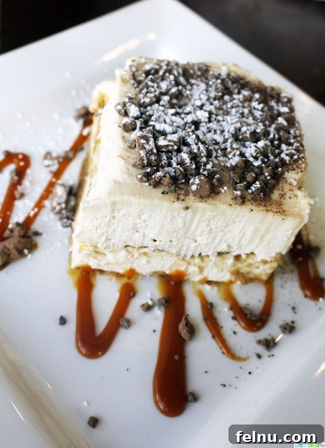 Tidal Raves Depoe Bay Oregon Oceanfront Dining 7 Tidal Raves restaurant's indulgent Tiramisu dessert.