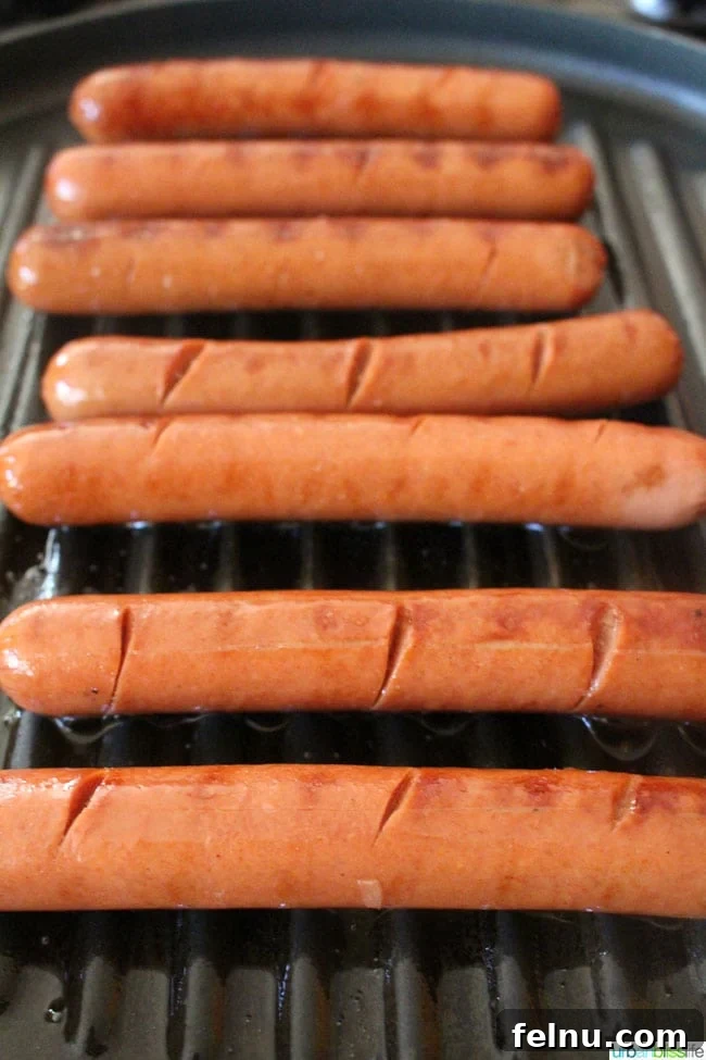 Hebrew National hot dogs