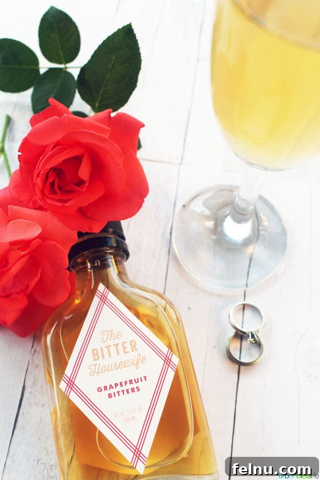 The Mrs. Lillet Blanc Cocktail: A Refreshing Twist 4 grapefruit bitters
