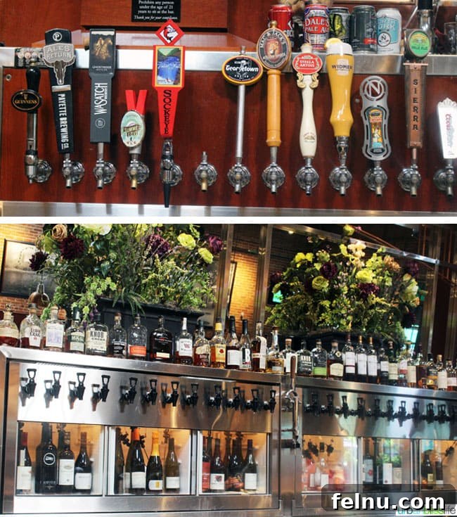 Discover Boise's Best Restaurants 11 Bardenay Restaurant in Boise, Idaho beer taps