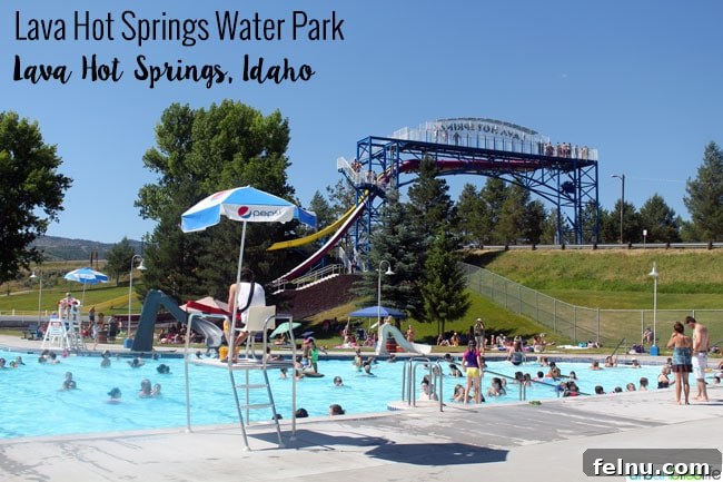 Lava Hot Springs, Idaho: A Geothermal Paradise 5 Outdoor pool at Lava Hot Springs Waterpark