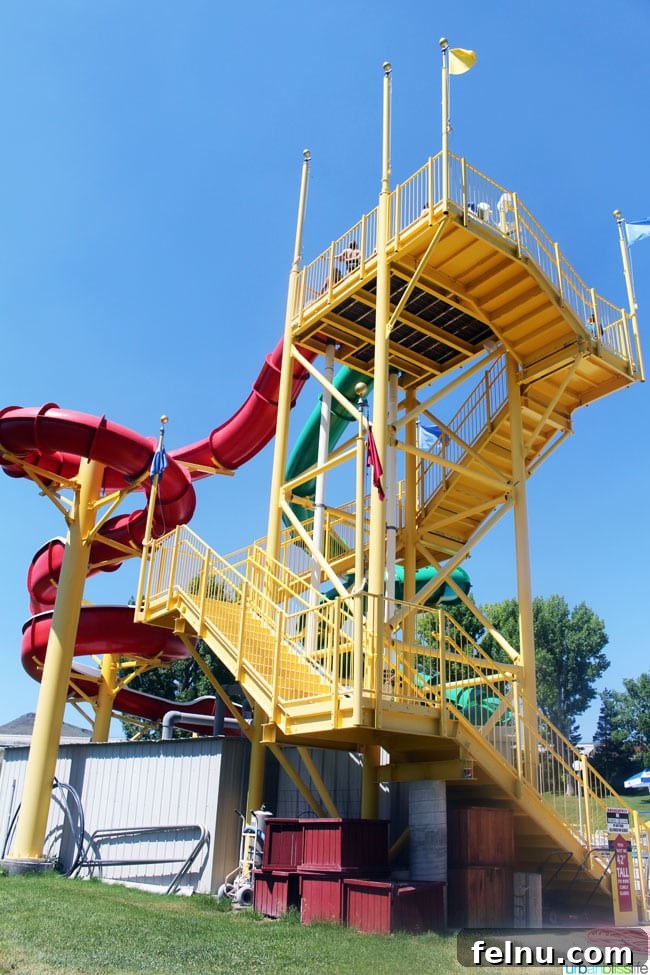Lava Hot Springs, Idaho: A Geothermal Paradise 8 Water slides at Lava Hot Springs Waterpark