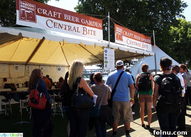 A Taste of Oregon 8 Selection of craft beers at the Bite of Oregon