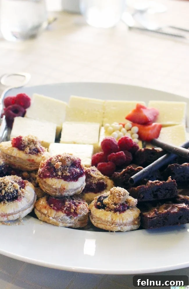 Dessert Platter at the Pre-Race Dinner