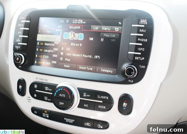 KIA Soul EV Plug-In Personality 7 Kia Soul EV console
