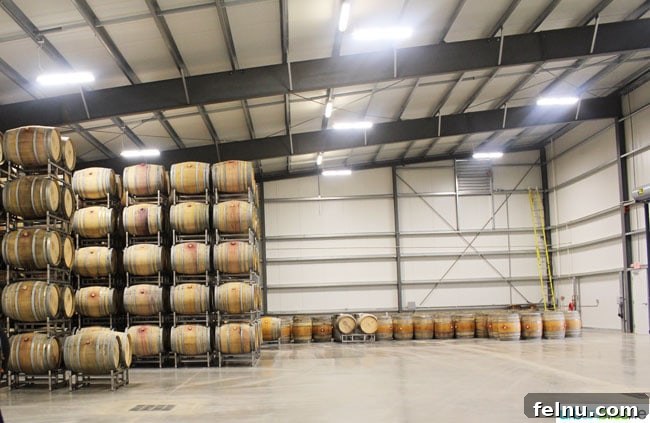 Stoller Winery Marks Two Decades of Excellence 14 Stoller Family Estate Vineyard Wine: Barrel Room Elegance