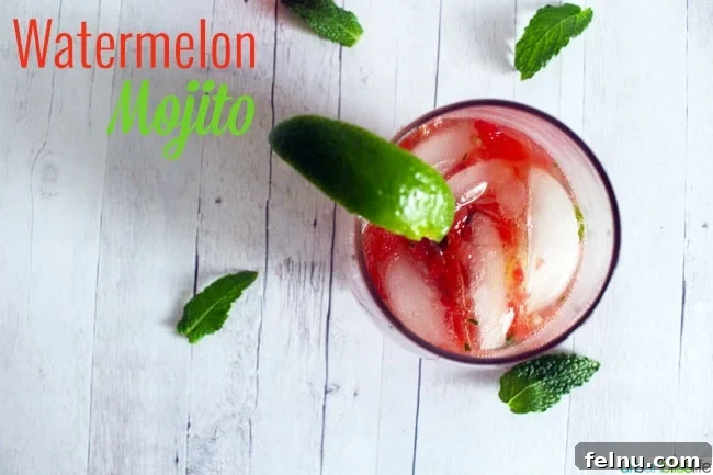 Oregon Marionberry Cider Delight 8 Watermelon Mojito Cocktail Recipe