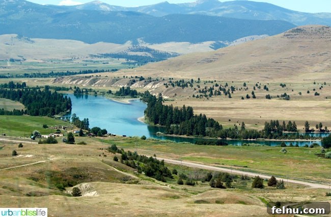 Montana's Majestic Bison Realm 8 Driving up the scenic roads of National Bison Range, Montana