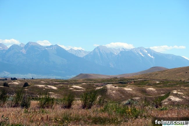 Montana's Majestic Bison Realm 9 Panoramic mountain views from National Bison Range in Montana