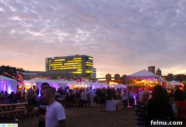 Feast Portland Night Market Dusk
