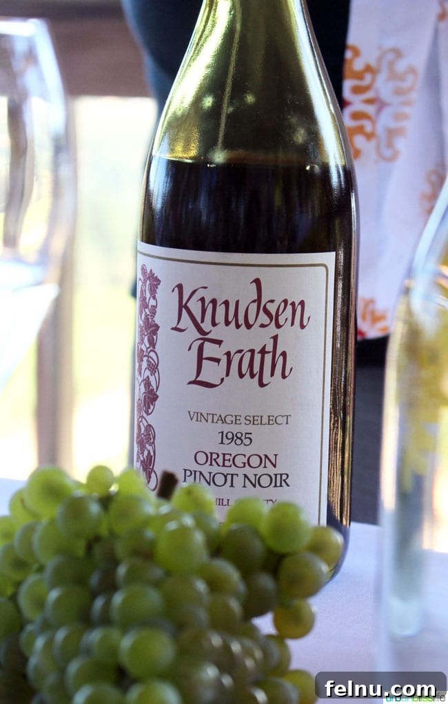 Knudsen Family Estate 4 Knudsen Erath Pinot Noir Vintage Bottle