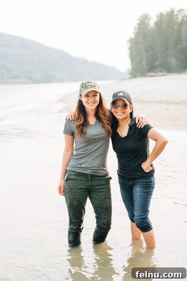Reel Adventures in BC 8 two women standing in river