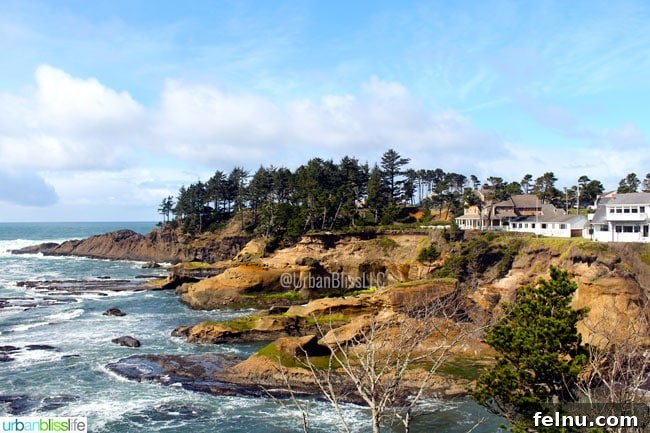 Autumn Escapes: Cozy Glamping Adventures 4 The charming Depoe Bay Tidal Raves restaurant on the Oregon Coast.