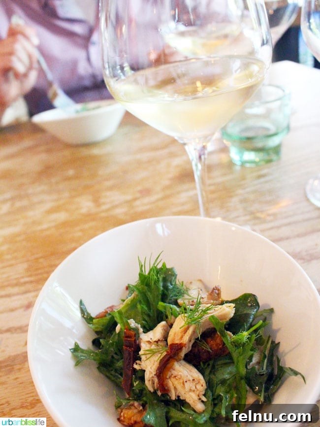 Remedy Wine Bar: A Chapter Closed 7 salad
