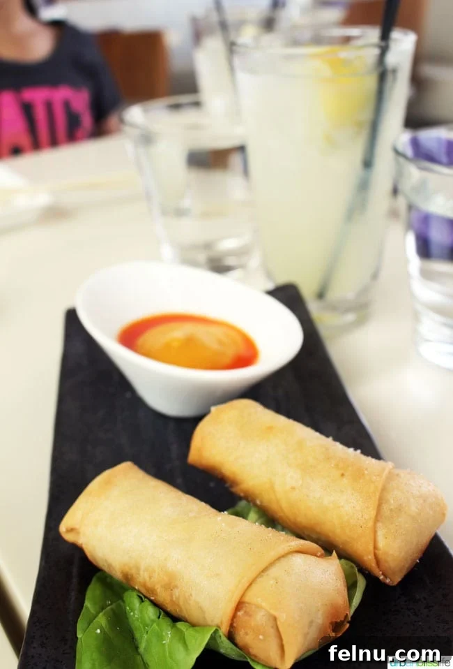 Departure Restaurant Portland spring rolls