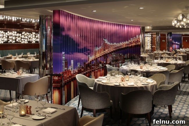 Anthem of the Seas Maiden Voyage 4 American Icon restaurant onboard Anthem of the Seas