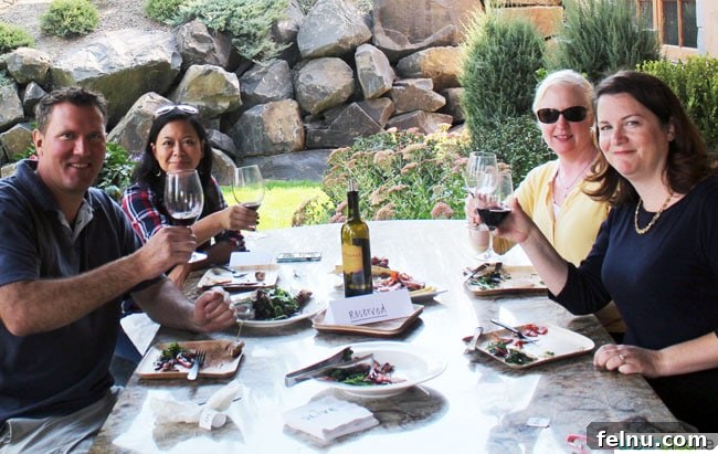 Discover Va Piano Winery Walla Wallas Premier Vineyard 12 Friends enjoying wine tasting at Va Piano Winery in Walla Walla