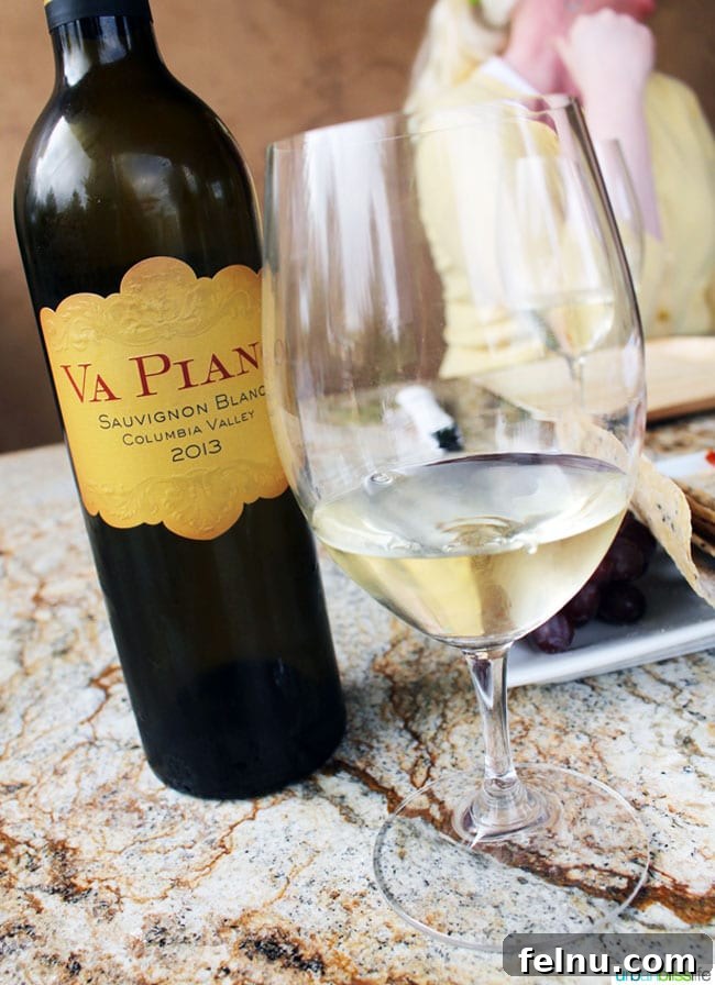 Discover Va Piano Winery Walla Wallas Premier Vineyard 8 Va Piano 2013 Sauvignon Blanc bottle and glass