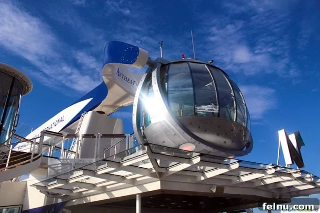 Discovering Royal Caribbean's Anthem of the Seas 8 Anthem of the Seas: North Star, the Iconic Observation Capsule