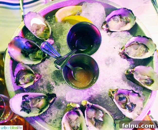 B & T Oyster Bar: Night Owl Specials 2 Raw oysters on the half shell
