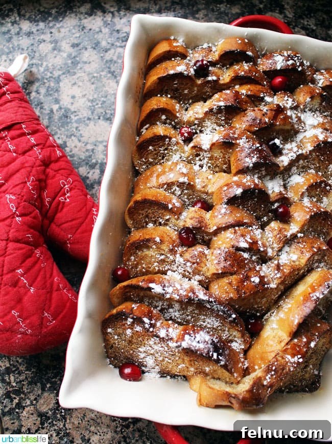 Overnight Brioche French Toast Bake 6 French Toast ready to be baked