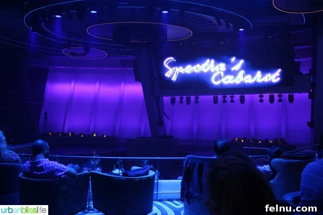 Anthem of the Seas Entertainment Extravaganza 10 The innovative Two70 venue on Anthem of the Seas, featuring panoramic windows and advanced technology.