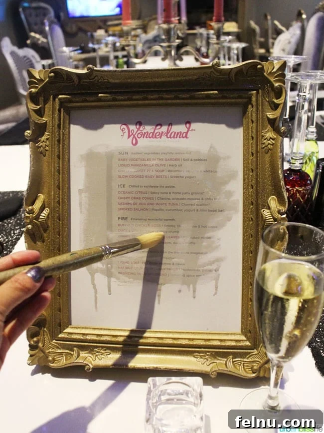 Anthem of the Seas: A Culinary Voyage 19 Wonderland Dish 2