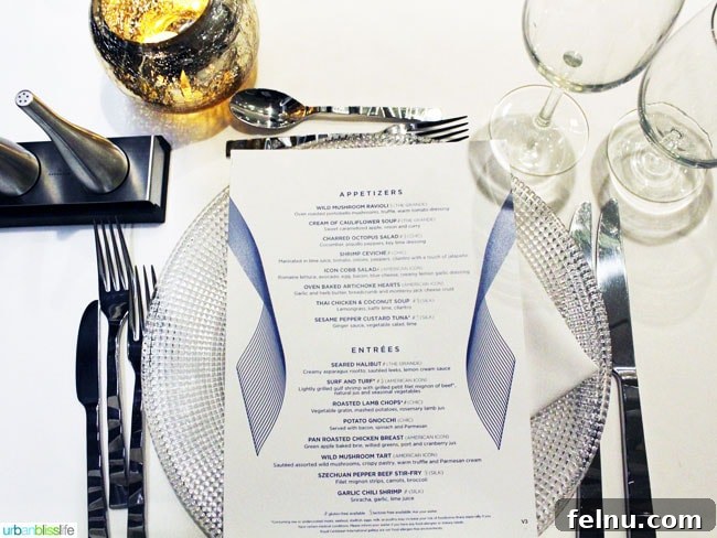 Anthem of the Seas: A Culinary Voyage 4 Chic Restaurant Dish 1