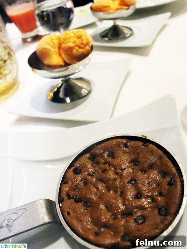 Anthem of the Seas: A Culinary Voyage 9 Warm sugar-free chocolate chip cookie at Silk