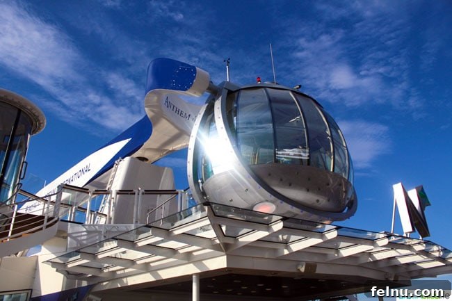 Family Fun Aboard Anthem of the Seas 11 North Star observation capsule on Royal Caribbean's Anthem of the Seas