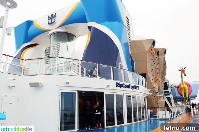 Family Fun Aboard Anthem of the Seas 14 Adult rock climbing on Anthem of the Seas cruise ship