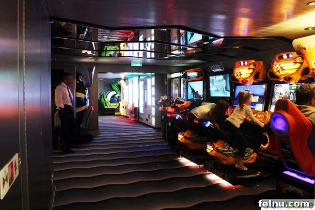 Family Fun Aboard Anthem of the Seas 9 Arcade games on Anthem of the Seas cruise ship
