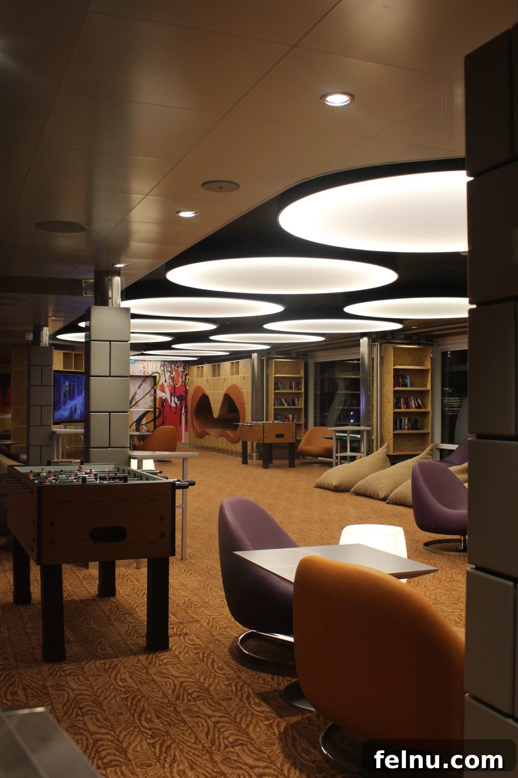 Family Fun Aboard Anthem of the Seas 10 Teen room on Anthem of the Seas, a dedicated space for young cruisers