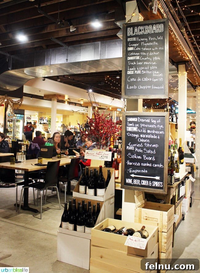 Blackboard Cafe: A Cozy Dining Spot within Provisions Market Hall