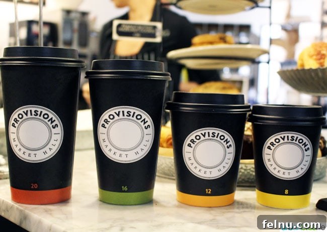 Artisan Coffee and Espresso Drinks at Provisions Market Hall Cafe