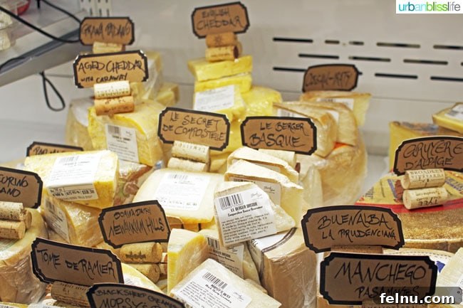 Artisanal Cheese Selection at Provisions Market Hall