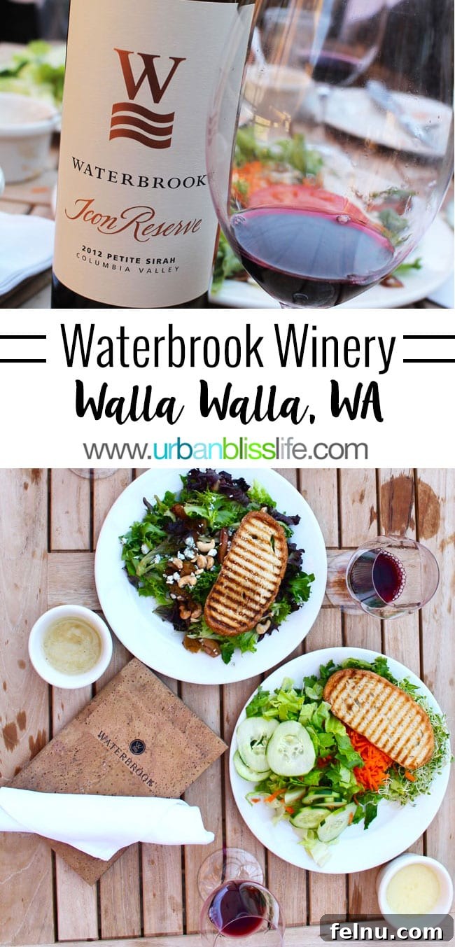 Waterbrook Winery: A Taste of Walla Walla 2 Waterbrook Winery in Walla Walla, Washington: A picturesque view showcasing the winery's architecture and surrounding landscape.