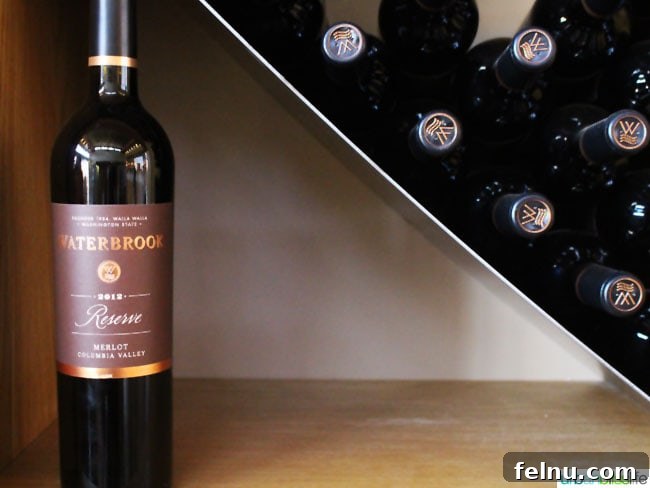 Waterbrook Winery: A Taste of Walla Walla 3 A close-up of Waterbrook's Reserve red wine, highlighting its rich color and depth.