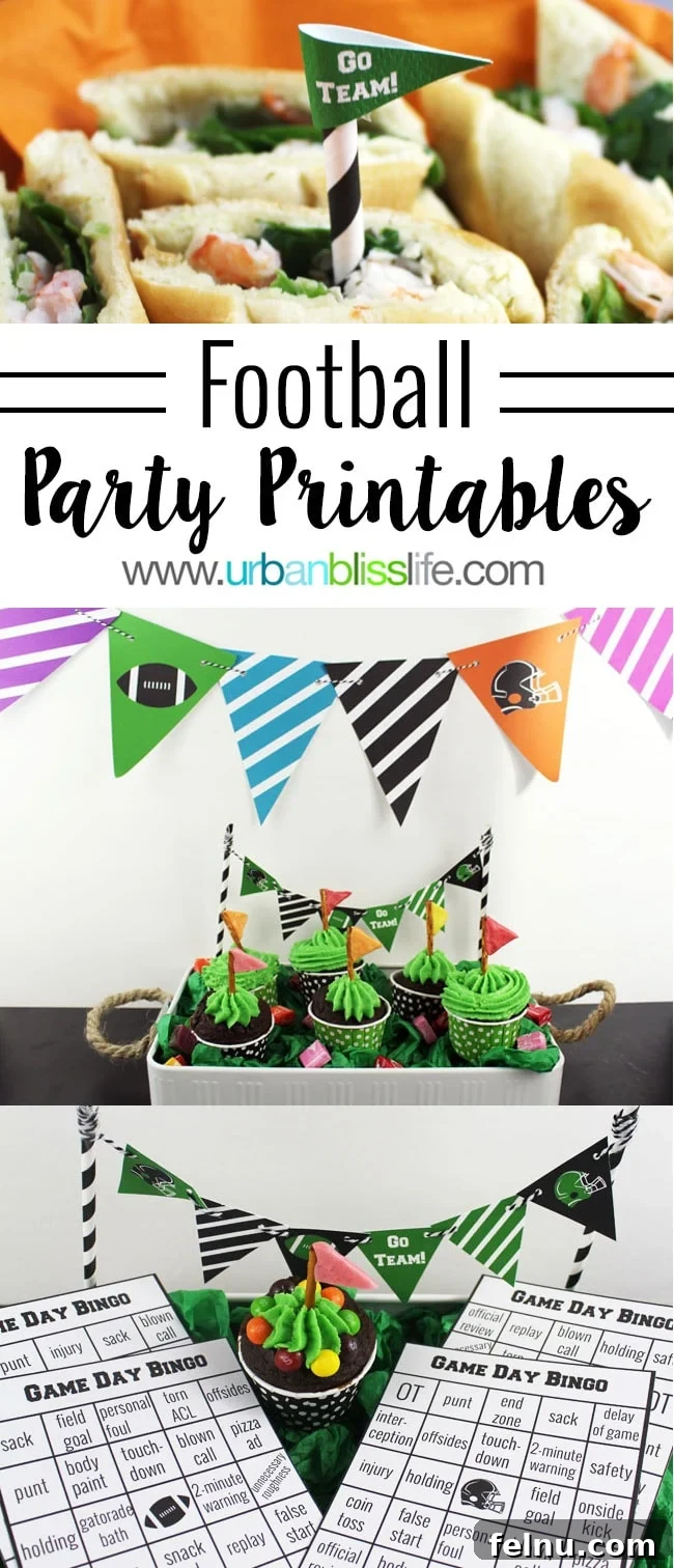 Game Day Celebration Printables 2 Game Day Party Printables