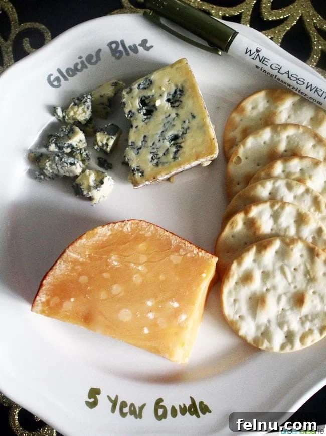 Elevate Your Oscar Party with Personalized Wine Glasses 4 Gouda Cheese for an Oscar Party Food Idea