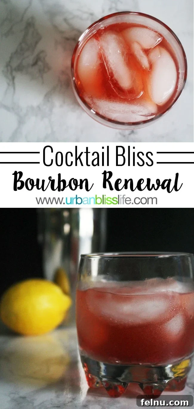 Bourbon Renaissance Cocktail 2 Bourbon Renewal cocktail recipe on UrbanBlissLife.com