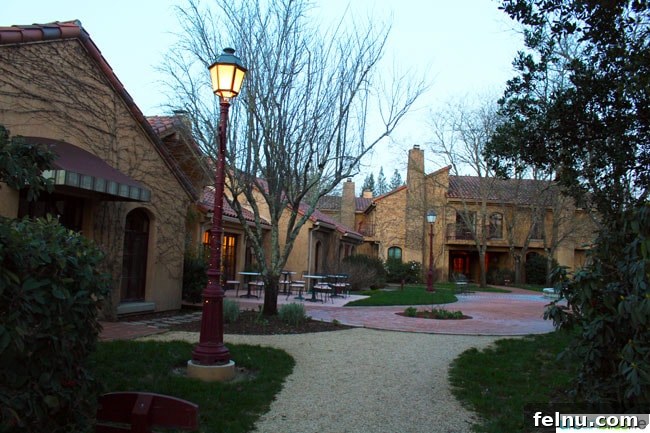 Vintners Inn Your Santa Rosa Escape 3 Exterior view of Vintners Inn in Santa Rosa, California, showcasing its elegant architecture.