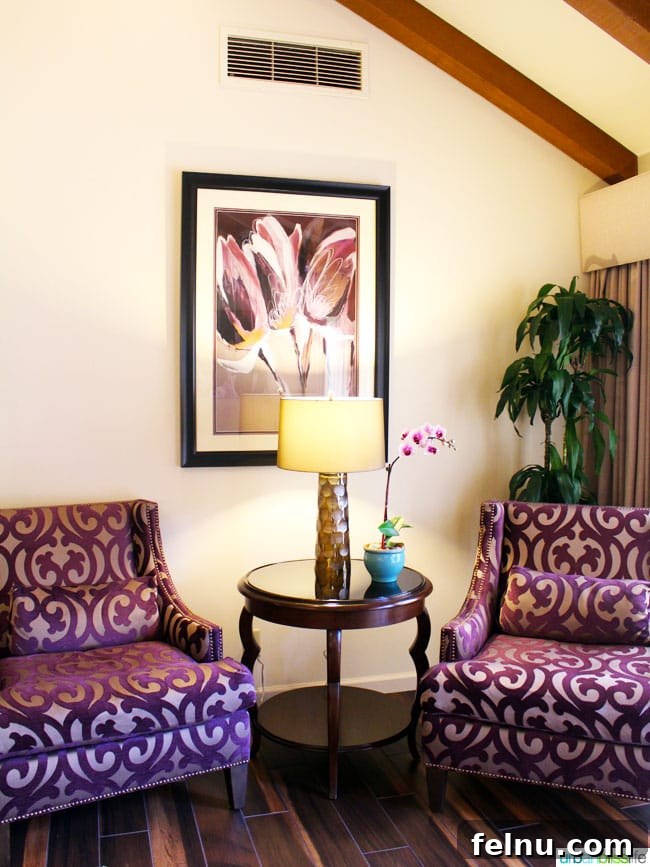 Vintners Inn Your Santa Rosa Escape 6 Cozy and elegant lobby area at Vintners Inn in Santa Rosa, California.