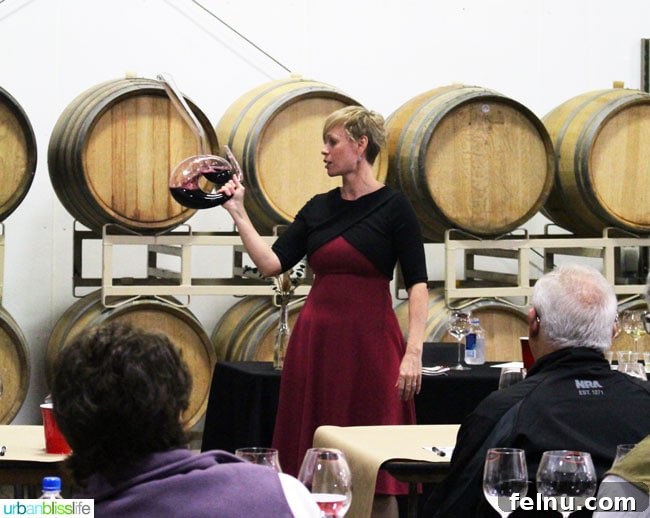 Riedel Revelation: Glassware Mastery at Dobbes Family Estate 11 decanting wine