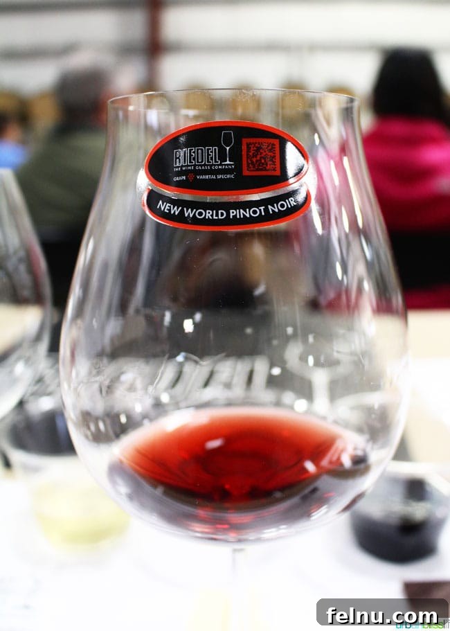 Riedel Revelation: Glassware Mastery at Dobbes Family Estate 9 Riedel red wine glass