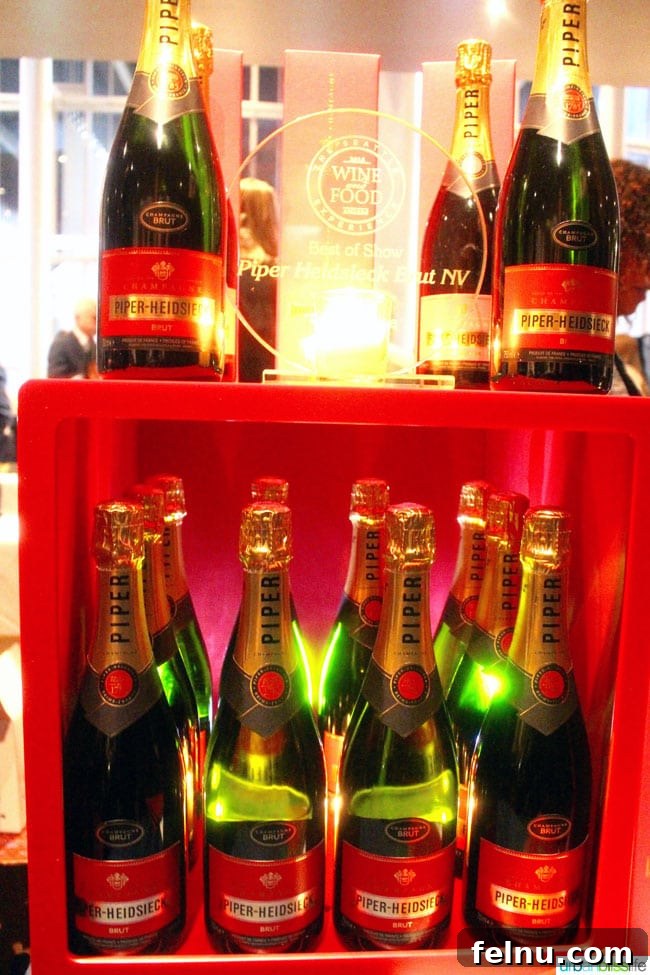 Seattle Wine and Food Experience: POP! Bubbles and Seafood 4 A bottle of Piper-Heidsieck Brut, awarded Best of Show at the Seattle Wine and Food Experience.